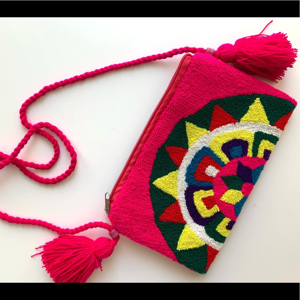 Handwoven Colombian Crossbody Clutch Purse…